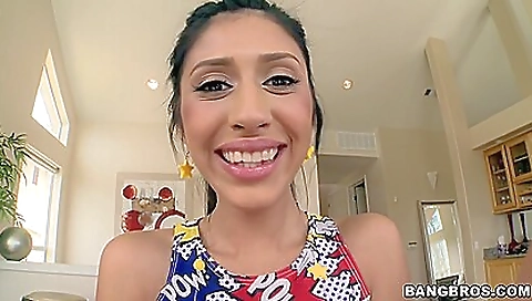 Angel del ray gets her pussy and asshole fucked in POV