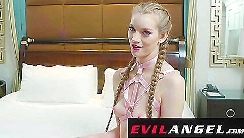 Interracial cum compilation with a hottie & a cock