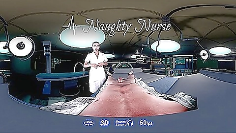 Sexy nurse gets a blowjob and a handjob after a blowjob