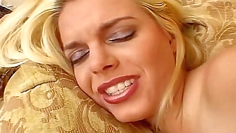 Black and white girl gets anally filled with a toy