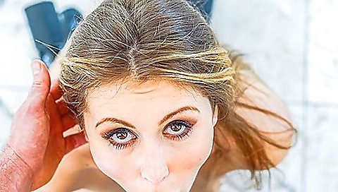 Brunette takes a dick in her throat in vr porn porn