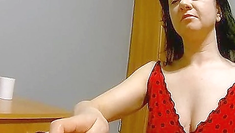 Cyberporn video with a hot brunette in a hot white dress 0002