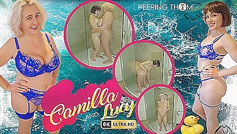 Stunning milf masturbating and getting fingered by her lover