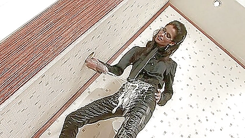 Busty brunette beauty in a sexy lingerie is getting fucked