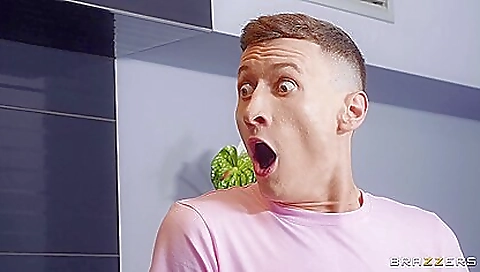 Milf with large tits and a tattooed body is getting fucked