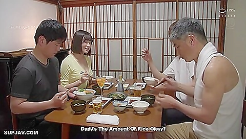 Asian brunette getting his dick inside a hairy pussy