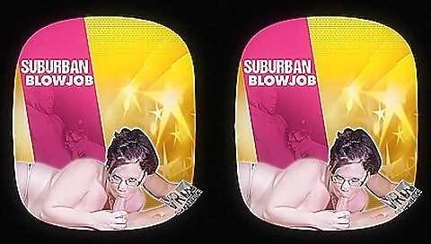 Blonde babe with glasses and high heels takes a handjob