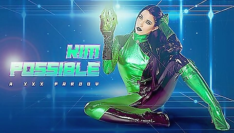 Shego a gets a facial and a cumshot in a parody film