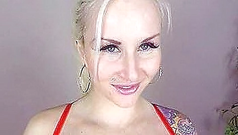 Sexy solo female in her high heels casts her favorite man