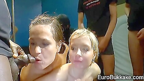 Amateur sex video with a group of hot lesbians and a gay man